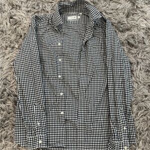 Lacoste Checkered Dress Shirt. Mens Medium